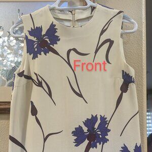 Miu Miu floral-print wool mini dress